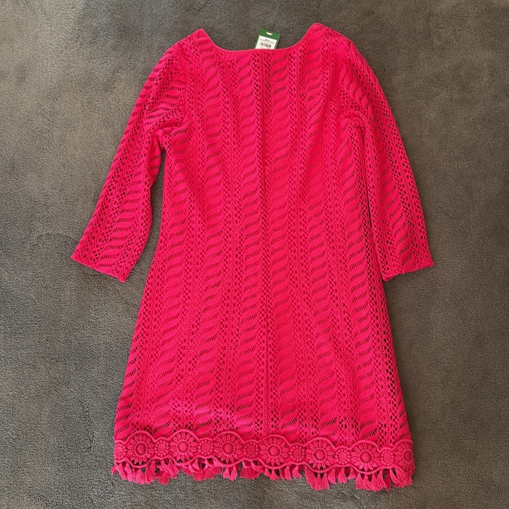 Lilly Pulitzer Pink Long Sleeve Dress NWT - Picture 3 of 4